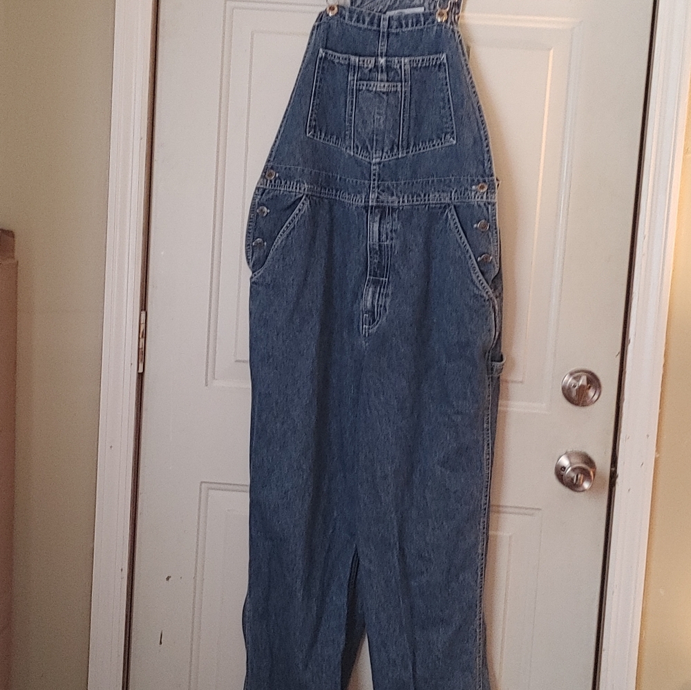 Vintage Arizona Jeans Company Carpenter Denim Overalls Women's size M Boho